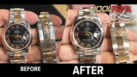 rolex watch polish|Rolex polishing problems.